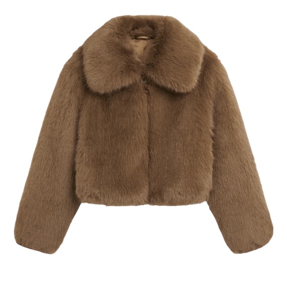 THE FRANKIE SHOP NWT
Camel Hope Faux-Fur Jacket
Size S - Picture 4 of 9